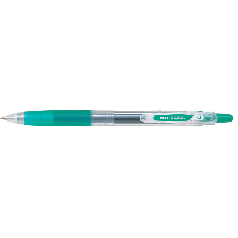 Boligrafo pilot pop lol tinta gel retractil classic verde 0,7 mm