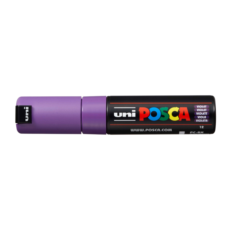 Rotulador uni posca 8 mm pc-8k violeta