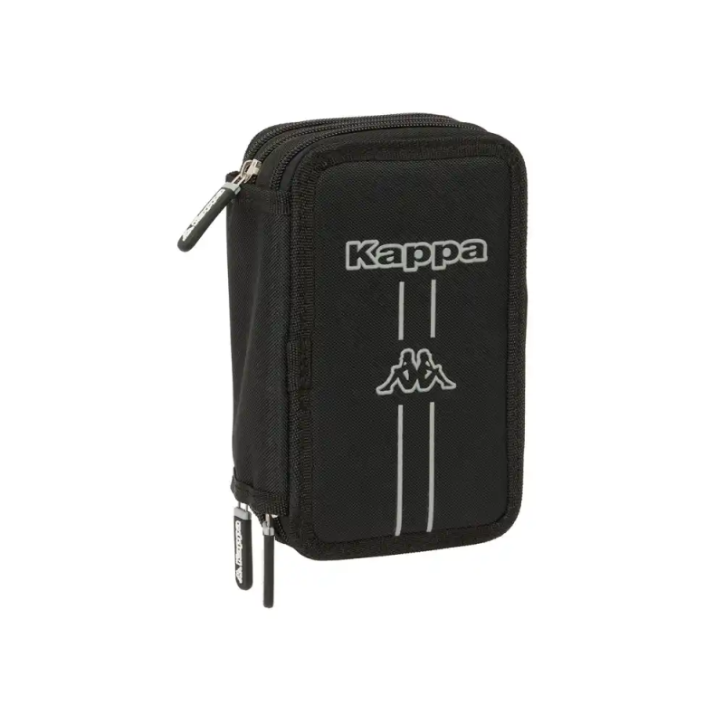 Plumier escolar safta triple 37 piezas kappa dark 195x125x55 mm