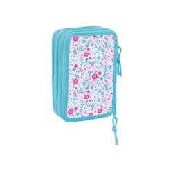 Plumier escolar safta triple 37 piezas blackfit8 cool 195x125x55 mm