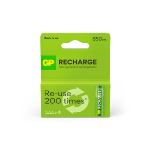 Pila gp recargable aaa 650...