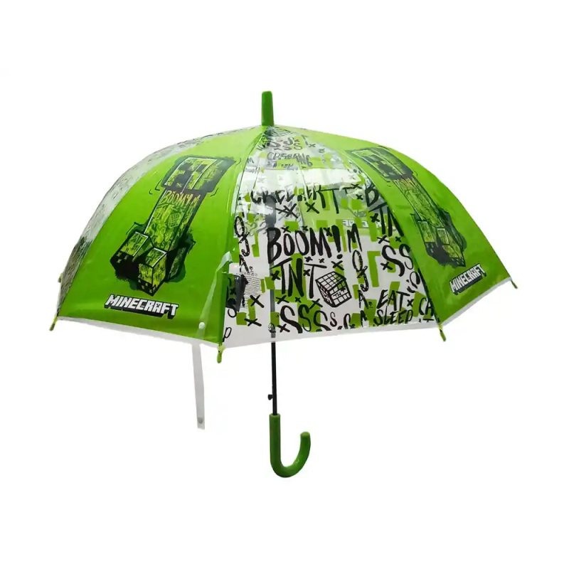 Paraguas safta cupula 43 cm minecraft tnt