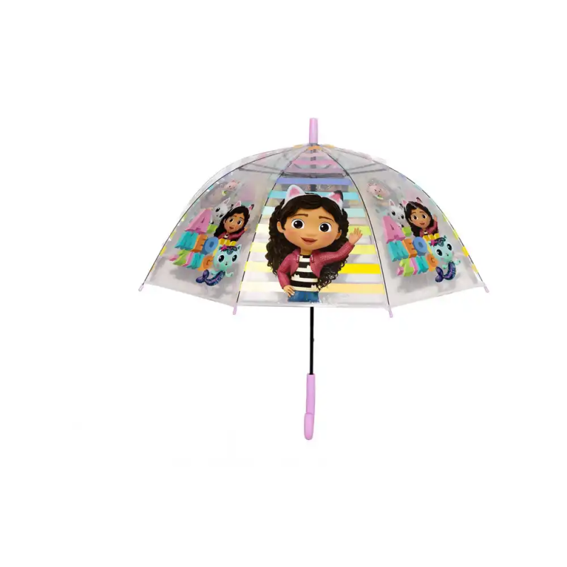 Paraguas safta cupula 43 cm gabby s dollhouse party