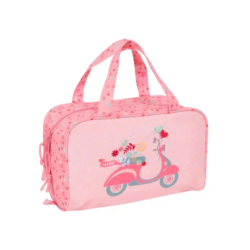 Neceser safta rectangular reciclado moos passion 140x310x190 mm