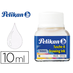 Tinta china pelikan blanco...