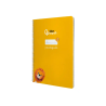 Cuaderno espiral liderpapel a4 pautaguia tapa blanda 80h 75gr cuadro pautado 4mm color amarillo