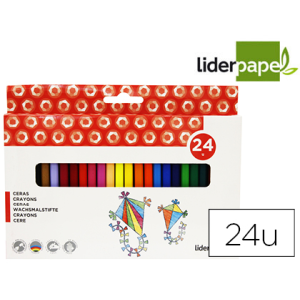 Lapices cera liderpapel...