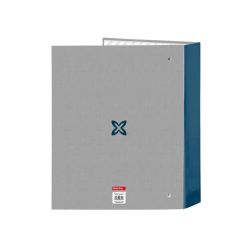 Carpeta carton folio 4 anillas safta lomo ancho munich street