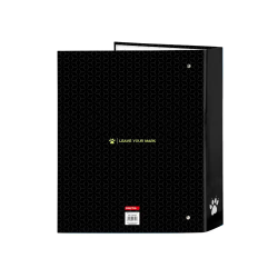 Carpeta carton folio 4 anillas safta lomo ancho kelme iron