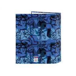 Carpeta carton folio 4 anillas safta lomo ancho el niño roller