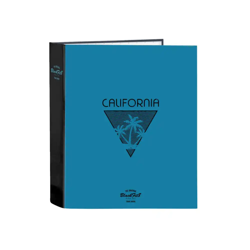 Carpeta carton folio 4 anillas safta lomo ancho blackfit8 california