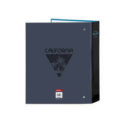 Carpeta carton folio 4 anillas safta lomo ancho blackfit8 california