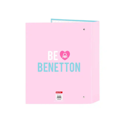 Carpeta carton folio 4 anillas safta lomo ancho benetton unique