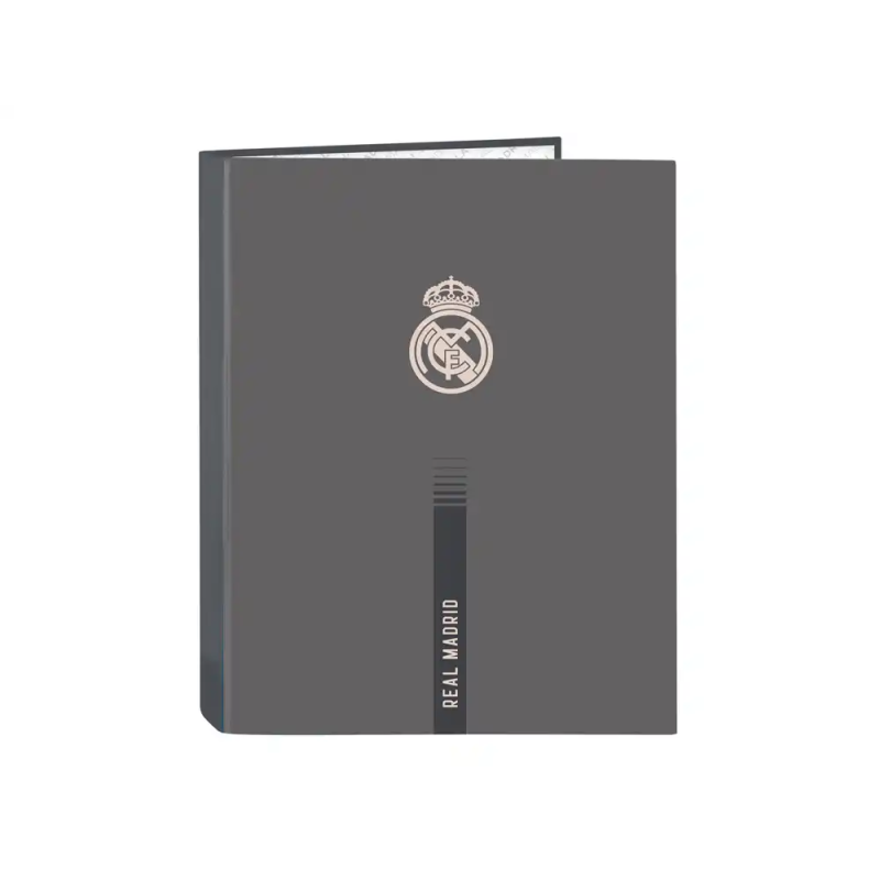 Carpeta carton folio 4 anillas mixtas safta real madrid 3 equipacion 24/25