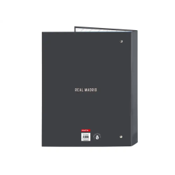 Carpeta carton folio 4 anillas mixtas safta real madrid 3 equipacion 24/25