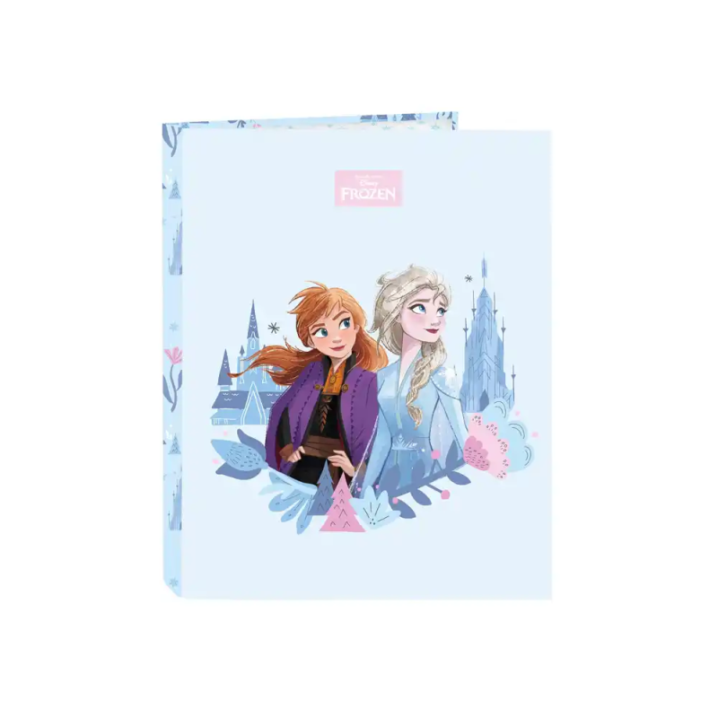 Carpeta carton folio 4 anillas mixtas safta frozen ice magic