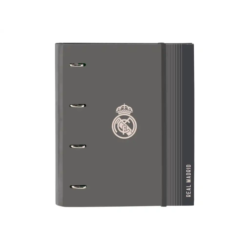 Carpeta con recambio safta din a4 cuadro 5 mm con goma y 5 separadores real madrid 3 equipacion 24/25