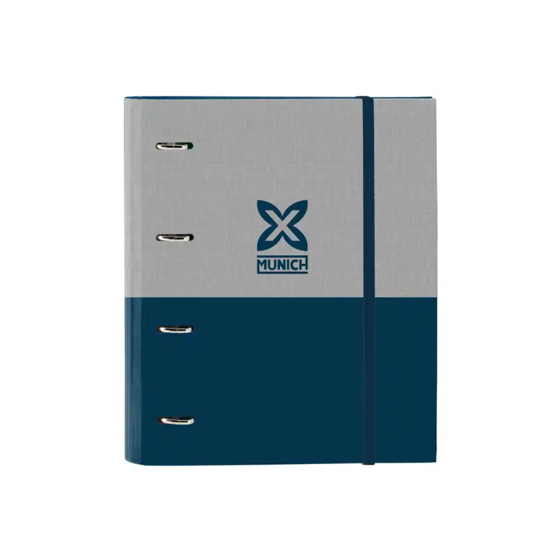 Carpeta con recambio safta din a4 cuadro 5 mm con goma y 5 separadores munich street