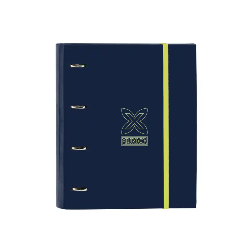 Carpeta con recambio safta din a4 cuadro 5 mm con goma y 5 separadores munich north