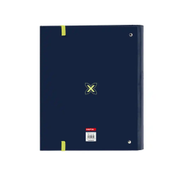 Carpeta con recambio safta din a4 cuadro 5 mm con goma y 5 separadores munich north