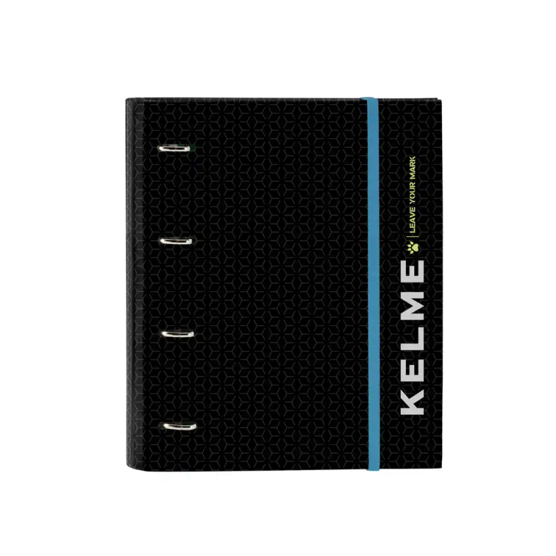 Carpeta con recambio safta din a4 cuadro 5 mm con goma y 5 separadores kelme iron