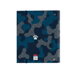 Carpeta con recambio safta din a4 cuadro 5 mm con goma y 5 separadores kelme epic