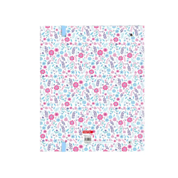 Carpeta con recambio safta din a4 cuadro 5 mm con goma y 5 separadores blackfit8 cool