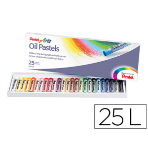 Lapices pentel oil pastel...