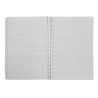 Cuaderno espiral liderpapel a4 pautaguia tapa blanda 80h 75gr cuadro pautado 5mm color azul