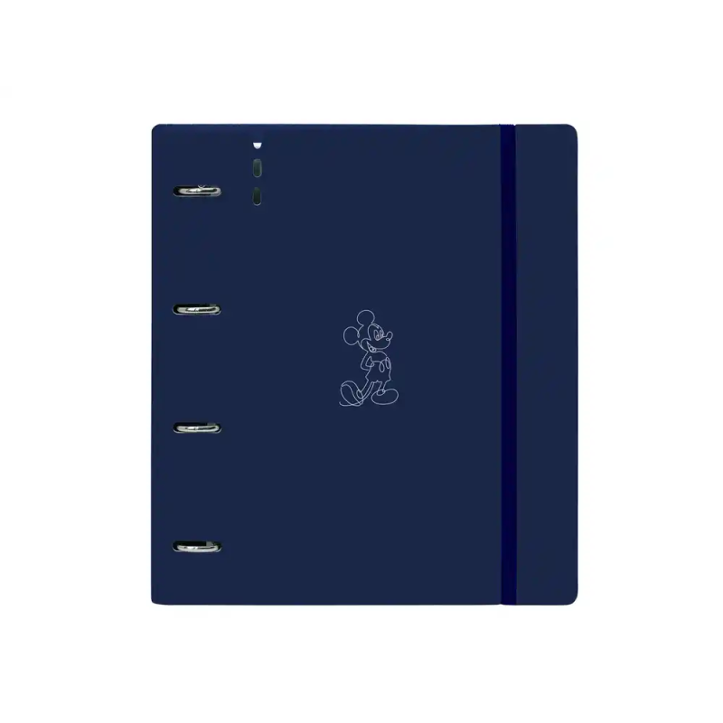 Carpeta con recambio safta din a4 cuadro 5 mm polipropileno foam 4 anillas 35mm mickey mouse good day