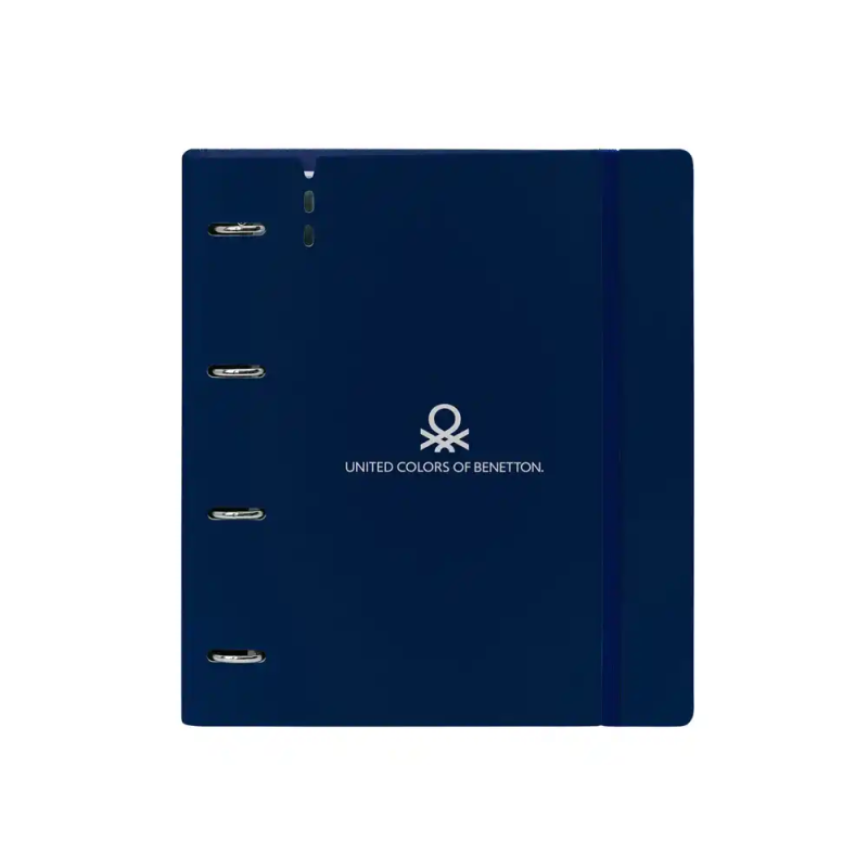 Carpeta con recambio safta din a4 cuadro 5 mm polipropileno foam 4 anillas 35mm benetton damero