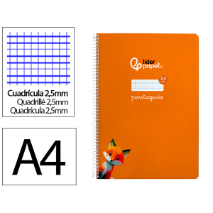 Cuaderno espiral liderpapel...