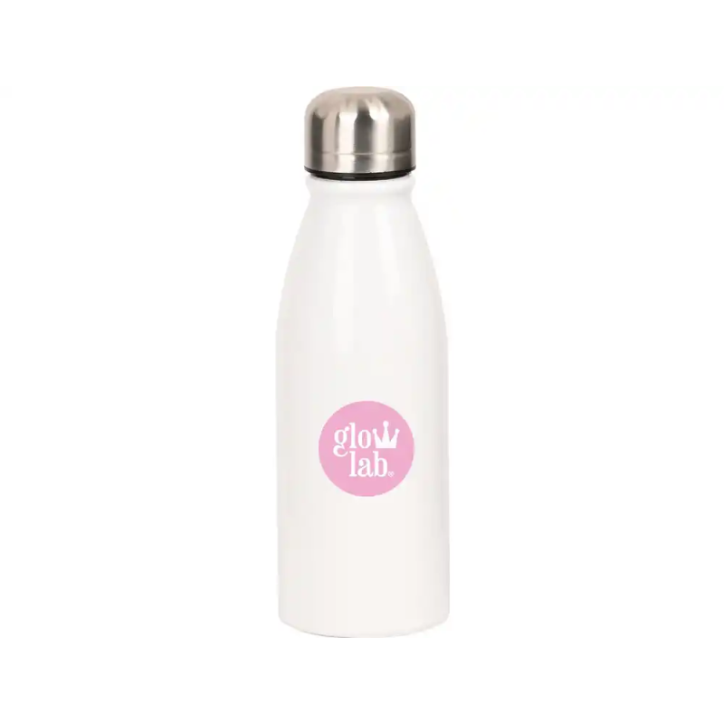 Botella portaliquidos safta metalica 500ml glowlab amazing 240x60 mm