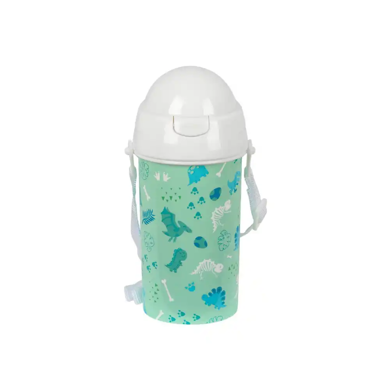 Botella portaliquidos safta 500ml apertura automatica con pajita safta preescolar 195x73x73 mm