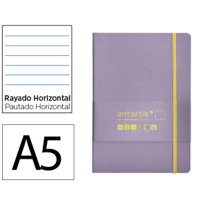 Cuaderno con gomilla...