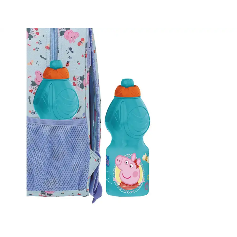 Botella portaliquidos safta 400ml peppa pig pretty flowers 180x64x64 mm