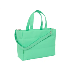 Bolso con bolsillo safta para portatil 14,1'' benetton mint 310x400x170 mm