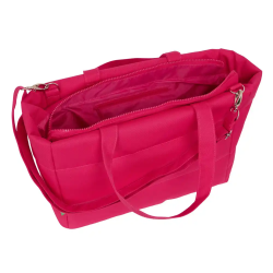 Bolso con bolsillo safta para portatil 14,1'' benetton cherry 310x400x170 mm