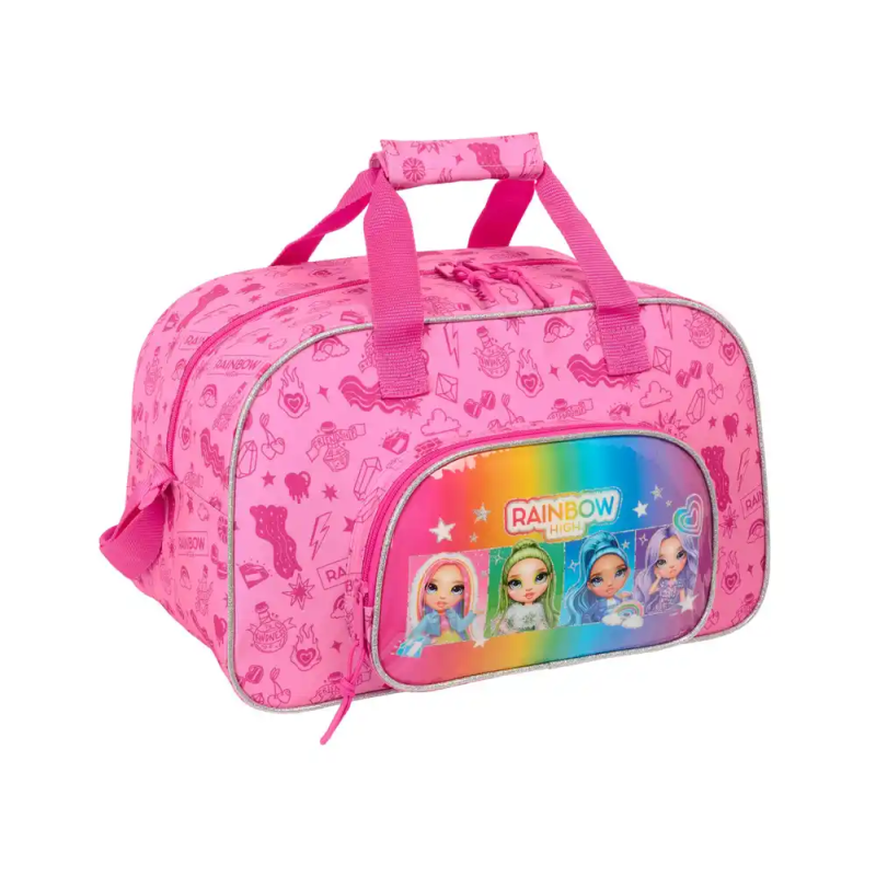 Bolsa de deporte safta rainbow high shine 240x400x230 mm