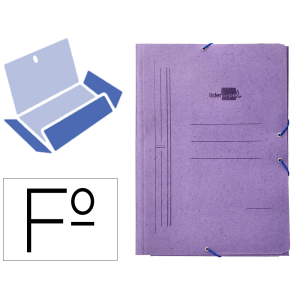 Carpeta liderpapel gomas...