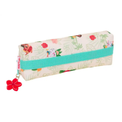 Bolso escolar portatodo safta rectangular con goma elastica 22cm vaiana 70x220x40 mm