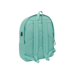 Mochila safta doble para portatil 15,6/'+usb f.c. barcelona girl 180x310x440 mm