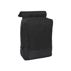 Mochila safta con solapa portatil 13,3''+usb real madrid premium 120x290x390 mm