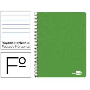 Cuaderno espiral liderpapel...