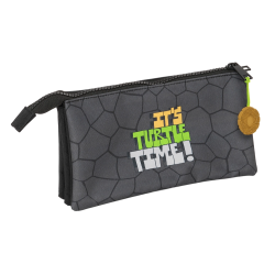 Bolso escolar portatodo safta triple tortugas ninja 120x220x30 mm