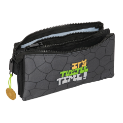Bolso escolar portatodo safta triple tortugas ninja 120x220x30 mm
