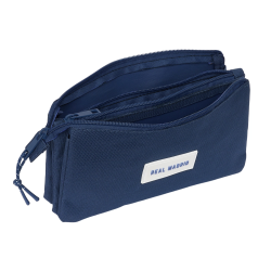 Bolso escolar portatodo safta triple real madrid girl 120x220x30 mm