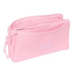 Bolso escolar portatodo safta triple real madrid girl 120x220x30 mm