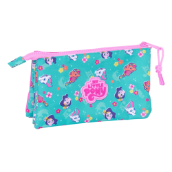Bolso escolar portatodo safta triple my little pony magic 120x220x30 mm