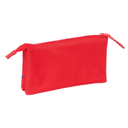 Bolso escolar portatodo safta triple atletico de madrid 120x220x30 mm